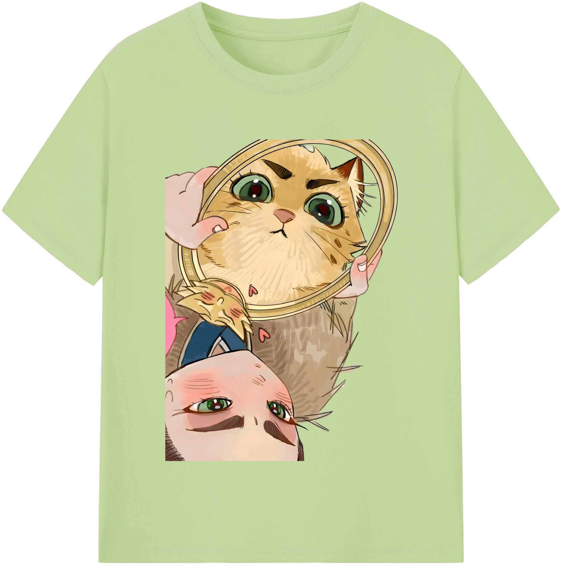 （画像用） Ne Zha 2 ナタ 魔童の大暴れ 綿100％半袖Tシャツ（フロントプリント）